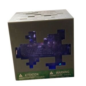 Minecraft Jelly Cubes Kids Purple Squishy‎ Block Toy Gamer Core Merch  Viral